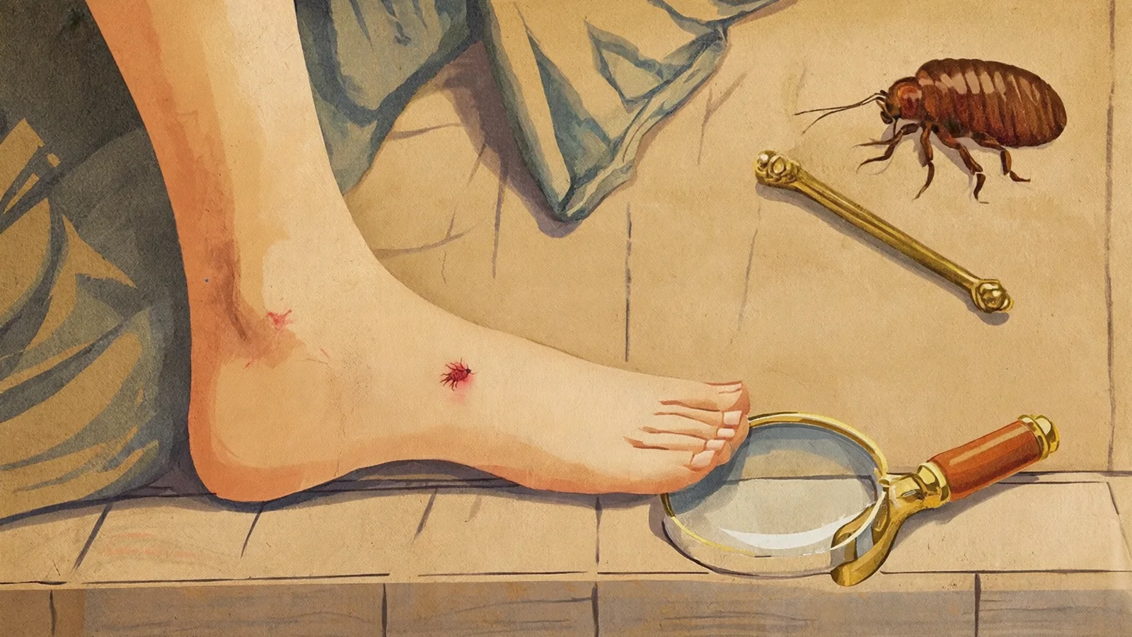 Укусы блох и клопов: как отличить, и когда это вообще не они